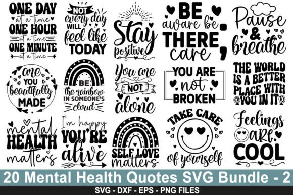 Download Mental Health SVG Bundle - Premium Bundle