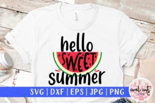 Download Hello Sweet Summer Cut File - Summer cut file Collection