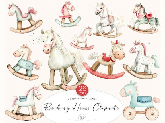 Download Rocking Horse Cliparts PNG - Rocking horse Collection