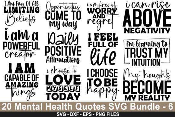 Download Mental Health SVG Bundle - Premium Resources