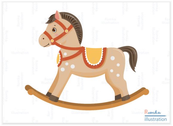 Download Rocking Horse Clip Art - Rocking horse Collection